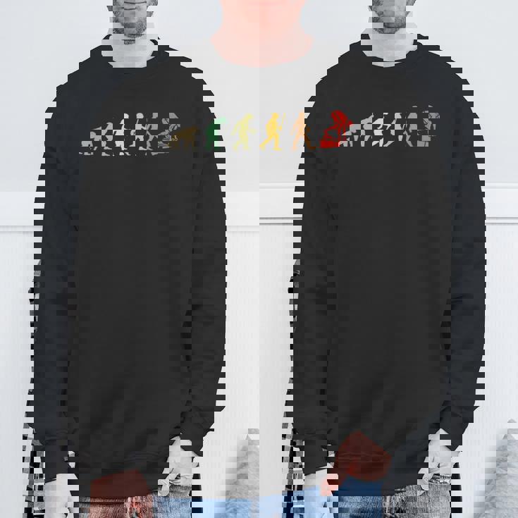 ヴィンテージ スイム レトロ スイミング 進化 面白いスイマー スウェットシャツ 高齢者への贈り物