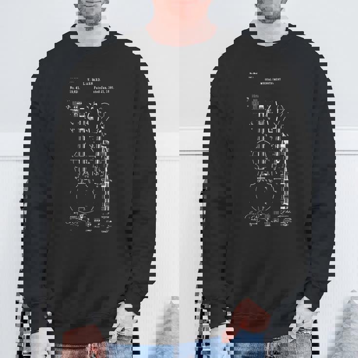 ヴィンテージ チェロパテント レトロ チェロ奏者 チェロチェリスト スウェットシャツ 高齢者への贈り物