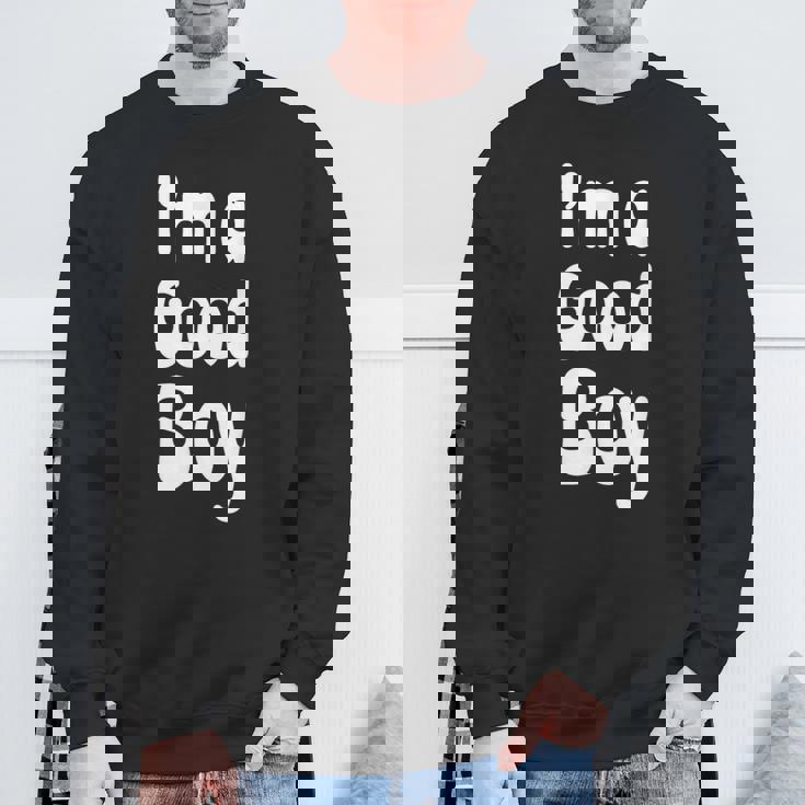 ヴィンテージ レトロ 60年代 I'm A Good Boy スウェットシャツ 高齢者への贈り物