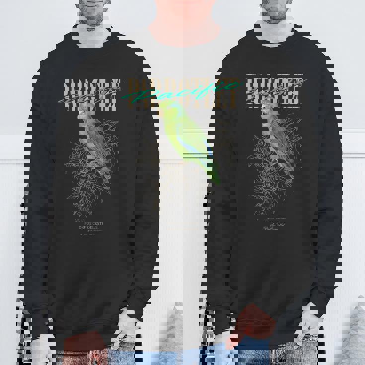 ヴィンテージ 太平洋オウム バードウォッチング 自然 愛 鳥 スウェットシャツ 高齢者への贈り物