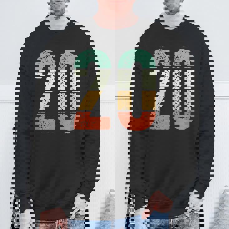 ヴィンテージナンバー20 永遠の20周年記念 スウェットシャツ 高齢者への贈り物