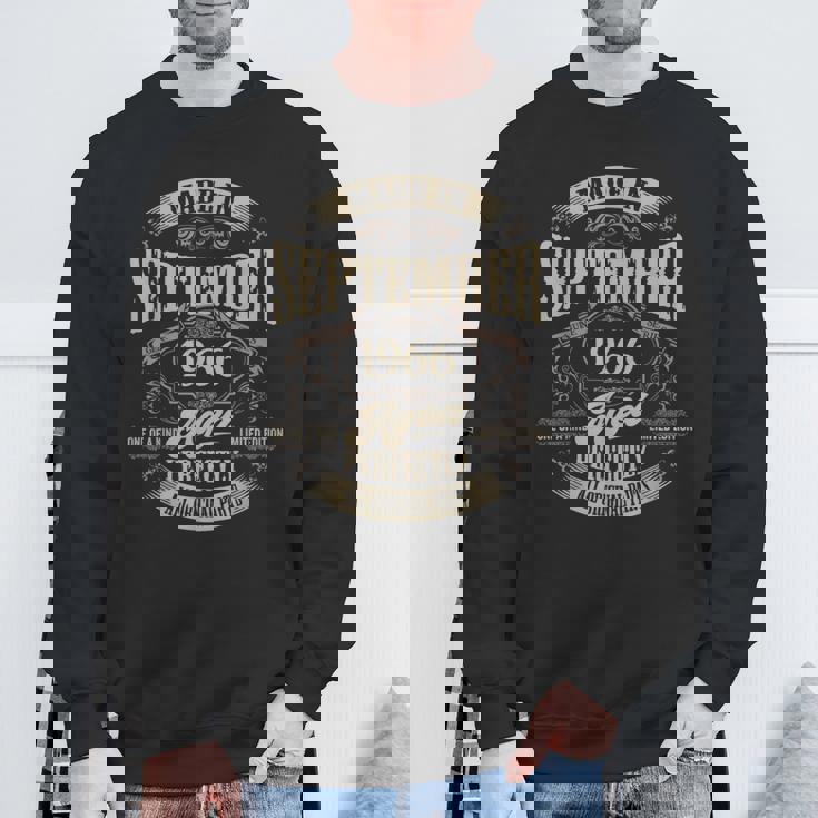 ヴィンテージ還暦伝説 1966年9月 60歳の贈り物 スウェットシャツ 高齢者への贈り物