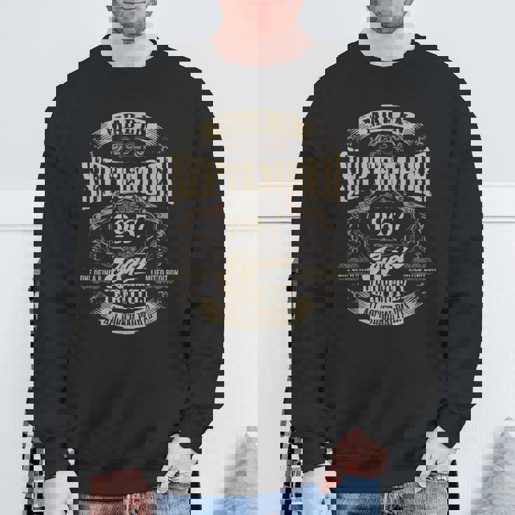 ヴィンテージ還暦伝説 1967年9月 60歳の贈り物 スウェットシャツ 高齢者への贈り物