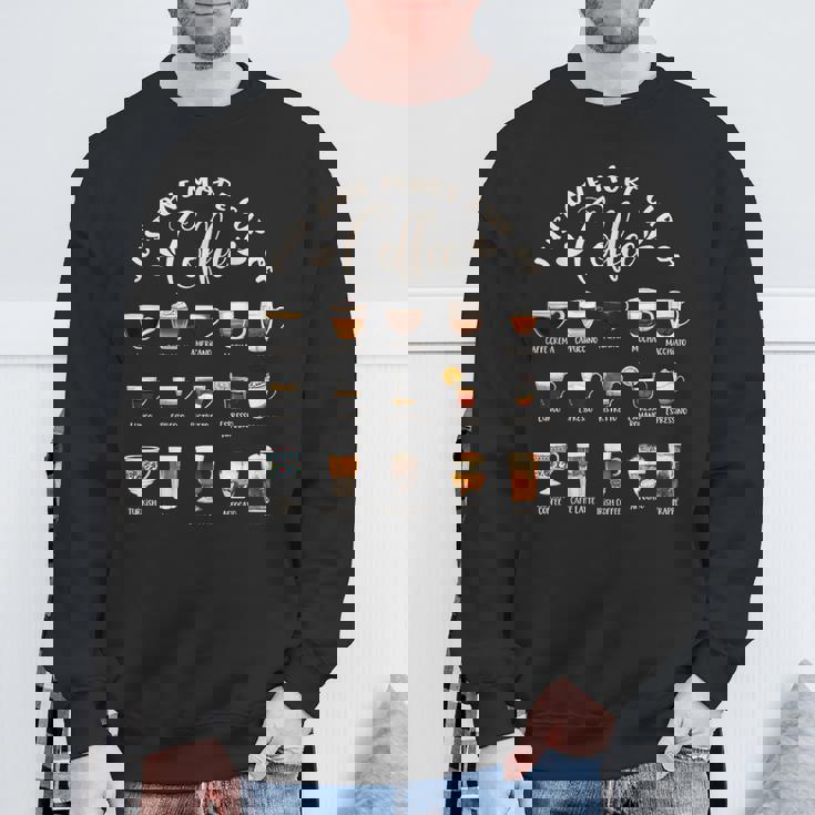 世界のコーヒーの種類 コーヒー スウェットシャツ 高齢者への贈り物