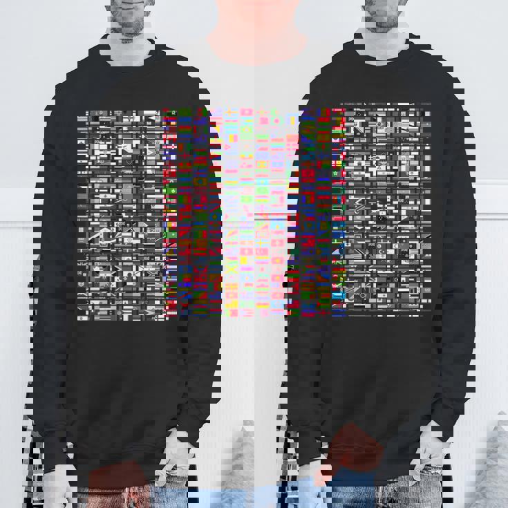 世界の国旗国際287 スウェットシャツ 高齢者への贈り物