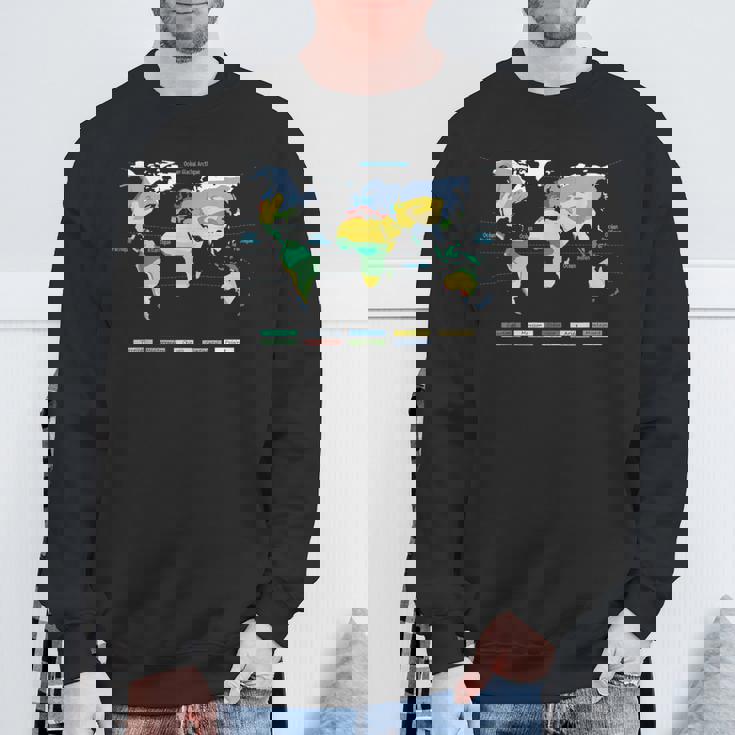 世界地図 気候帯 海洋名 フランス語 スウェットシャツ 高齢者への贈り物