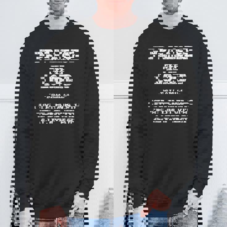 主を賛美する聖書の言葉 スウェットシャツ 高齢者への贈り物