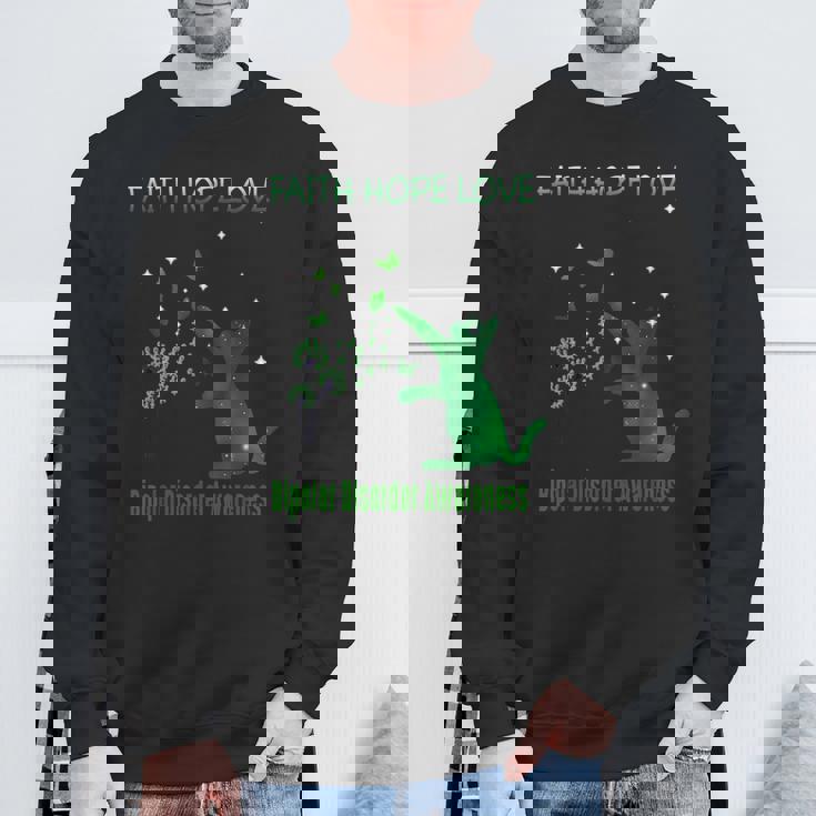 信仰希望愛双極性障害認識 スウェットシャツ 高齢者への贈り物