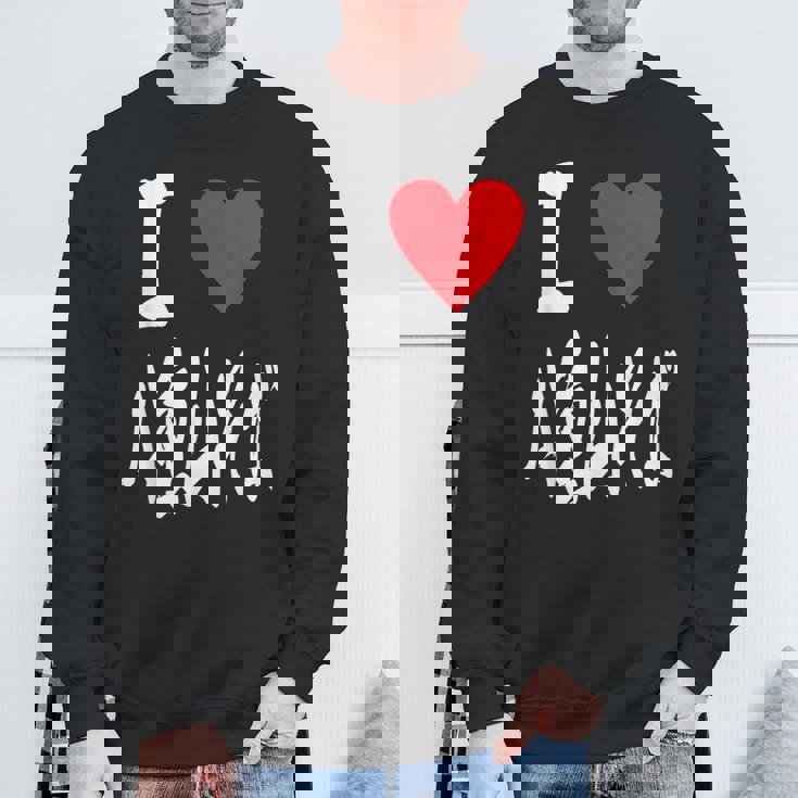 八重山そば 大好き 石垣 沖縄島そば八重山沖縄料理石垣 スウェットシャツ 高齢者への贈り物