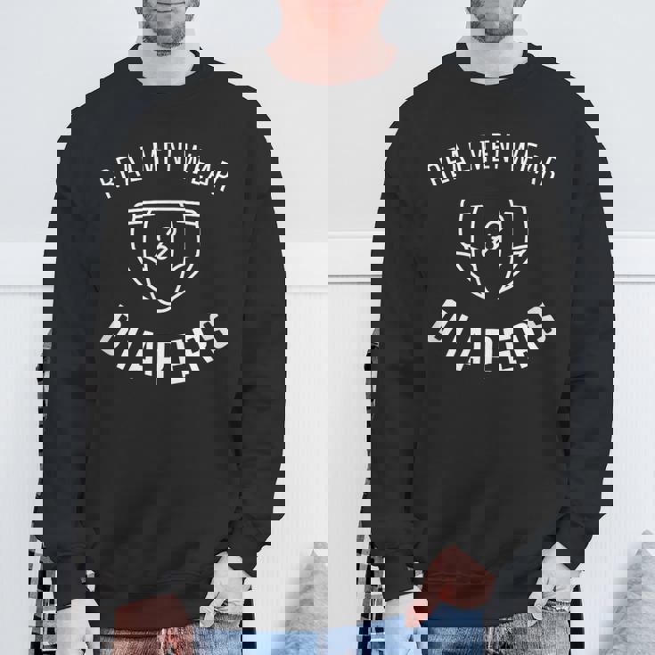 共和党のドナルド・トランプ 本物の男性がおむつを着用 スウェットシャツ 高齢者への贈り物