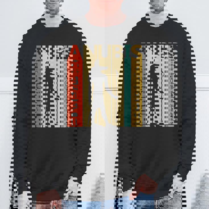 古代エジプト神アヌビスtシャツ ヒエログリフシャツギフト スウェットシャツ 高齢者への贈り物