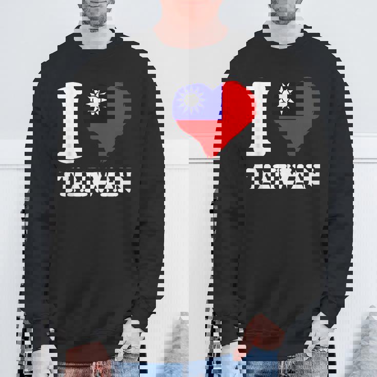 台湾の誇り 台湾のルーツ I Love Taiwan 台湾国旗 スウェットシャツ 高齢者への贈り物