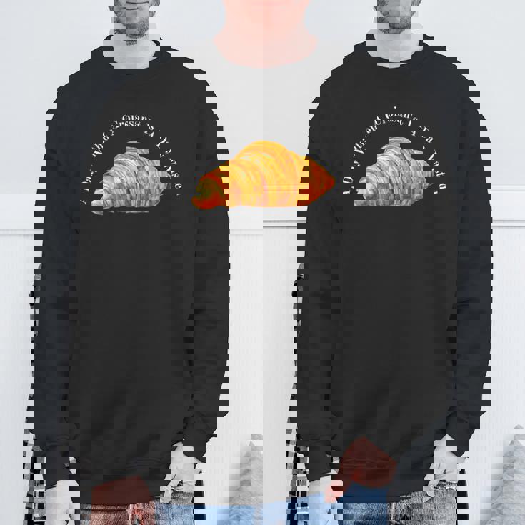 国立クロワッサンの日 スウェットシャツ 高齢者への贈り物