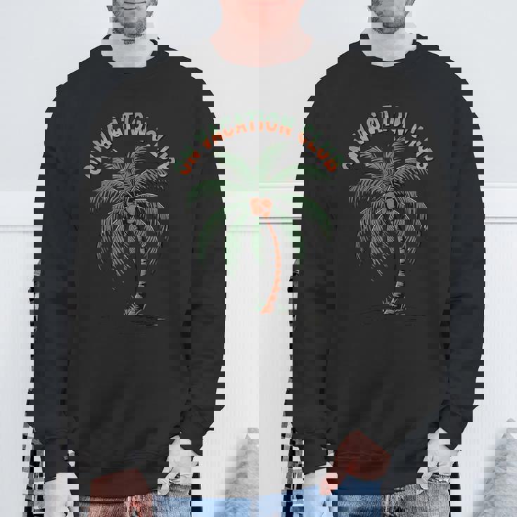 夏ビーチフェスティバル休暇夏休み Onacation Club スウェットシャツ 高齢者への贈り物