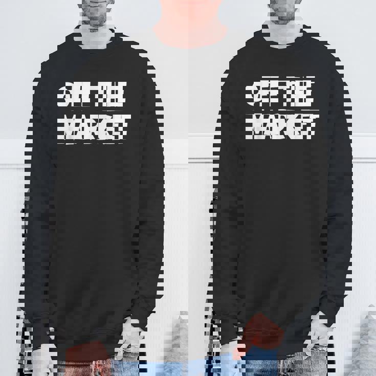 婚約者や既婚者のためのオフザマーケットtシャツ スウェットシャツ 高齢者への贈り物