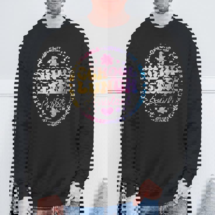 学校給食アシスタントマネージャー フードサービスクルースクワッド スウェットシャツ 高齢者への贈り物