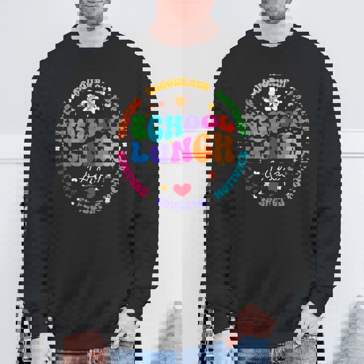 学校給食補佐官 フードサービスクルーヘルパースクワッド スウェットシャツ 高齢者への贈り物