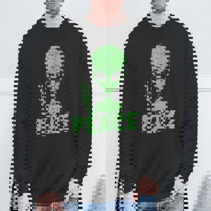 宇宙人 平和 Ufo 変な宇宙人 スウェットシャツ 高齢者への贈り物