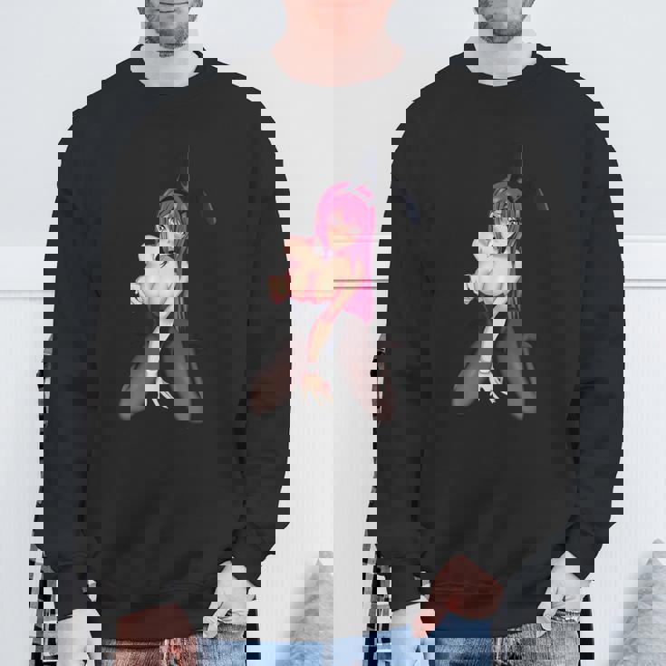 完璧なかわいい日本のアニメとマンガのカワイイバニーガール スウェットシャツ 高齢者への贈り物