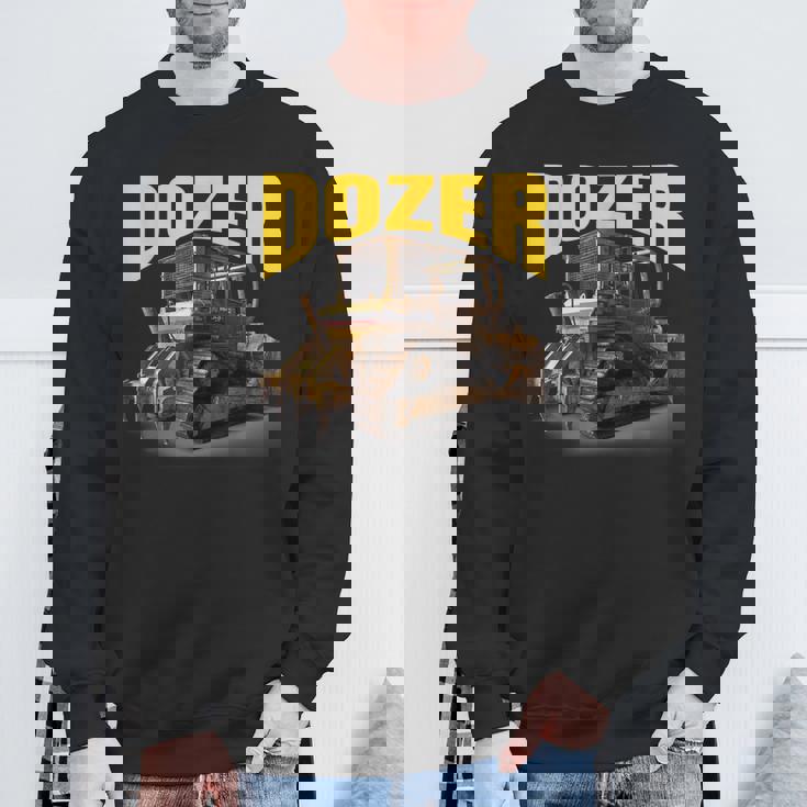 完璧な重機ブルドーザーtシャツ スウェットシャツ 高齢者への贈り物