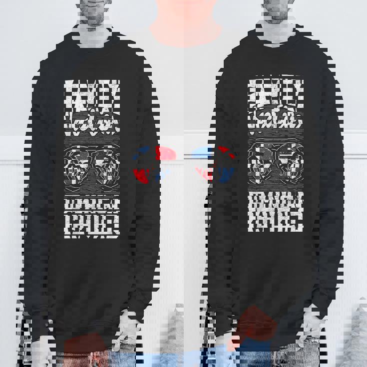 家族旅行 ドミニカ共和国 休日 バケーション トリップ ドミニカ共和国 スウェットシャツ 高齢者への贈り物