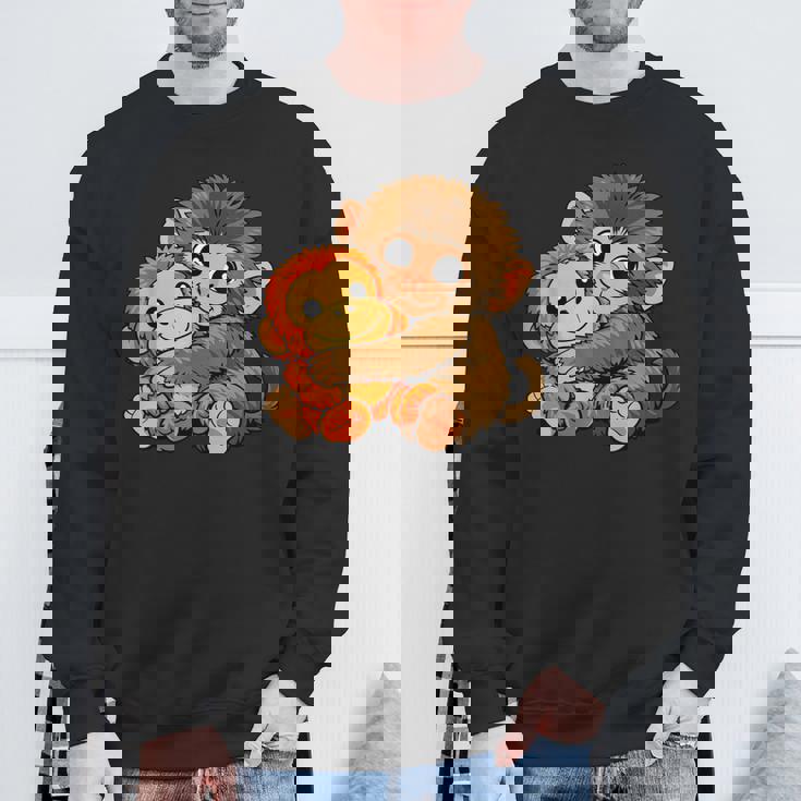 日本 かわいい 赤ちゃん モンキー パンチ ニホンザル パンチくん スウェットシャツ 高齢者への贈り物