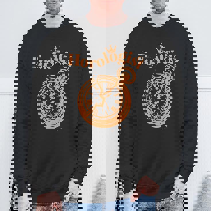 時計製作者 時計製作者 時計師 時計 長袖tシャツ スウェットシャツ 高齢者への贈り物