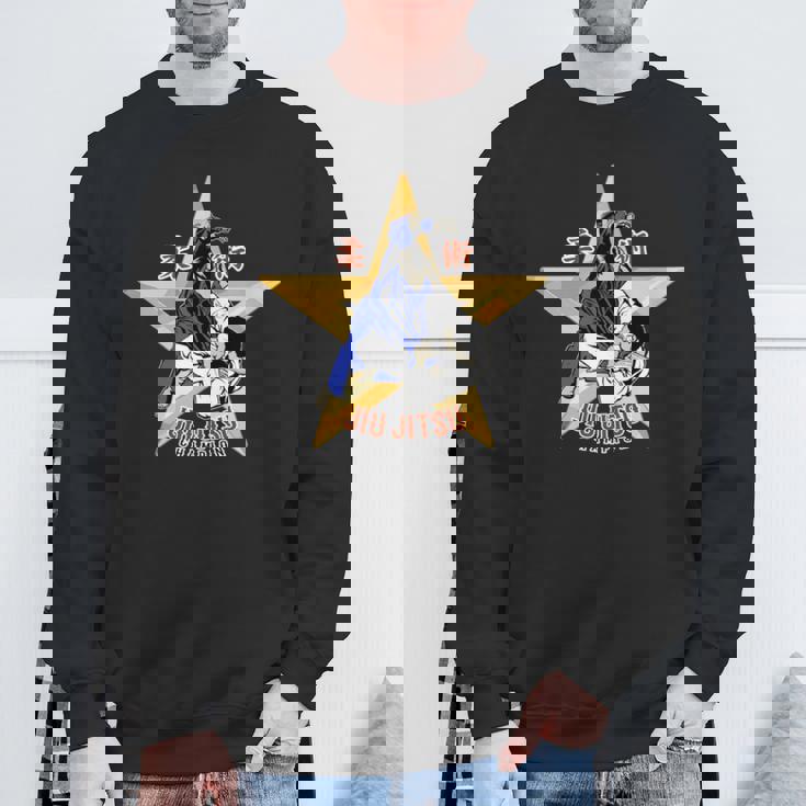 柔術スター、チャンピオン 長袖tシャツ スウェットシャツ 高齢者への贈り物