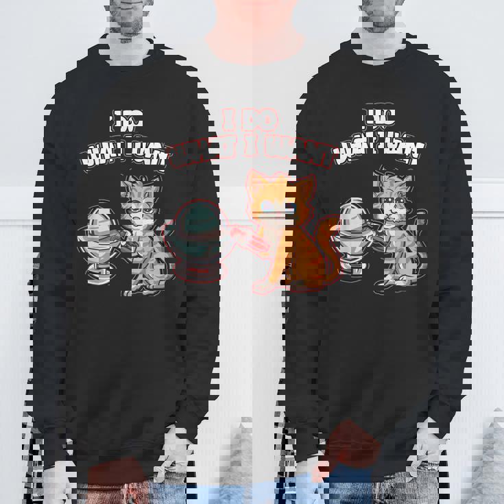 猫 デーモンコア 核 メンズ キッズ レディース おもしろサイエンス スウェットシャツ 高齢者への贈り物