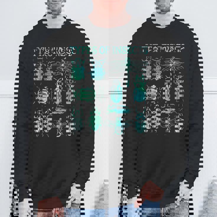 生物学 甲虫の種類 昆虫愛好家 スウェットシャツ 高齢者への贈り物