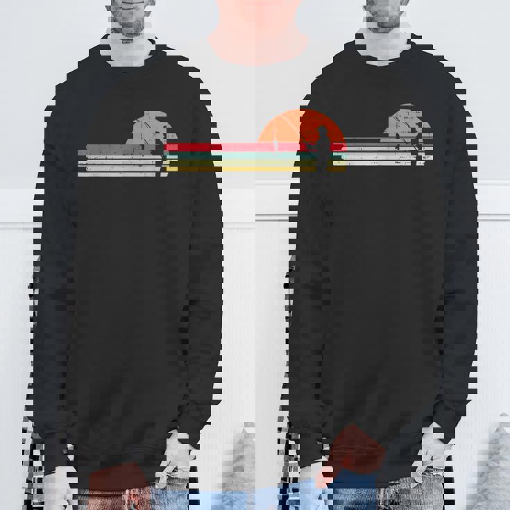 男 釣り サンセット レトロ アングリング フィッシャーマン アングラー メンズ ギフト スウェットシャツ 高齢者への贈り物