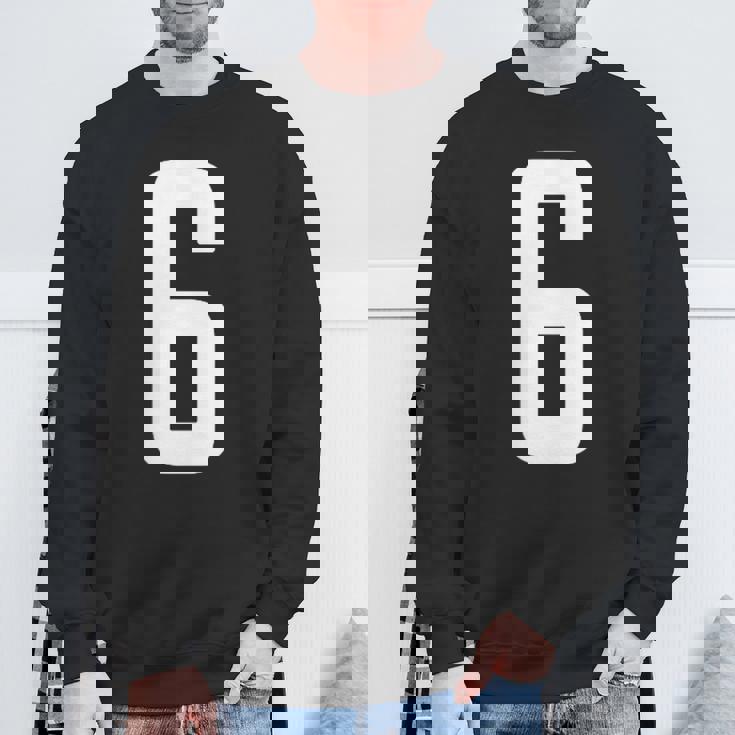 番号 6インチ ホワイト スウェットシャツ 高齢者への贈り物