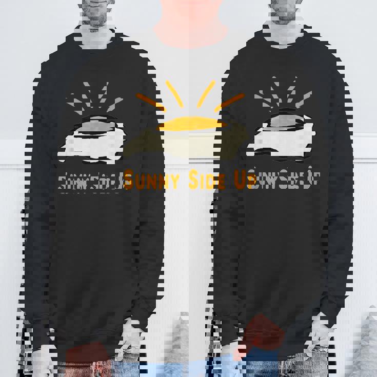 目玉焼き サニーサイドアップ スウェットシャツ 高齢者への贈り物