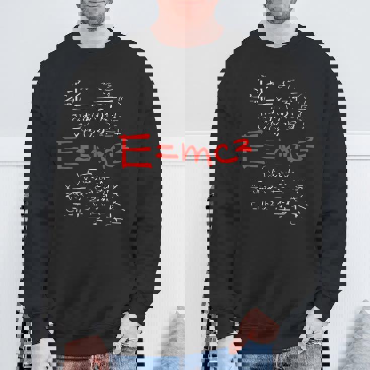 相対性理論 E Mc2 理論式 物理学研究 スウェットシャツ 高齢者への贈り物