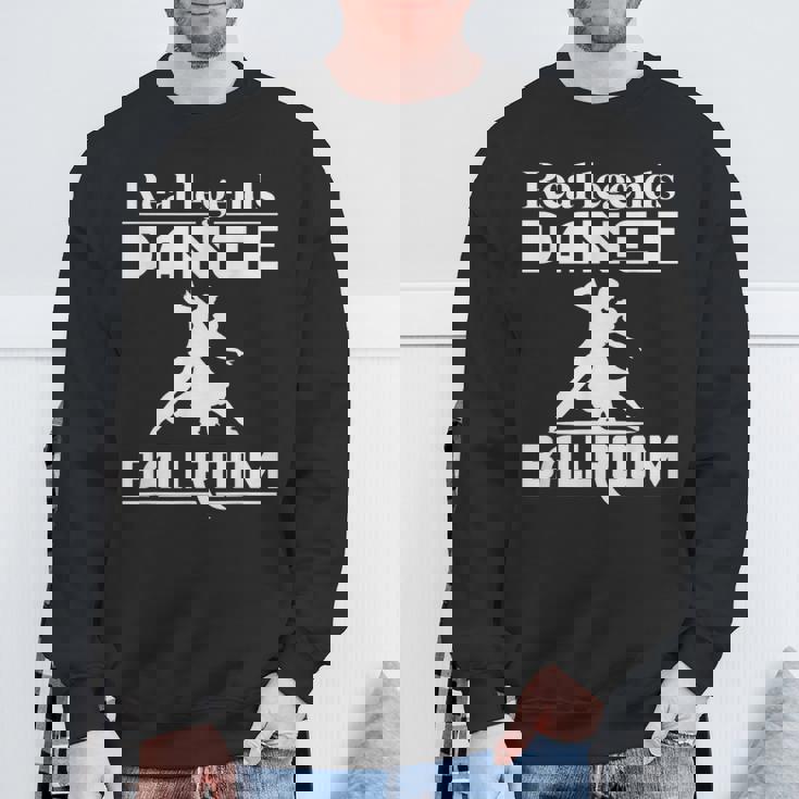 社交ダンサーのための面白い社交ダンスデザイン。 スウェットシャツ 高齢者への贈り物