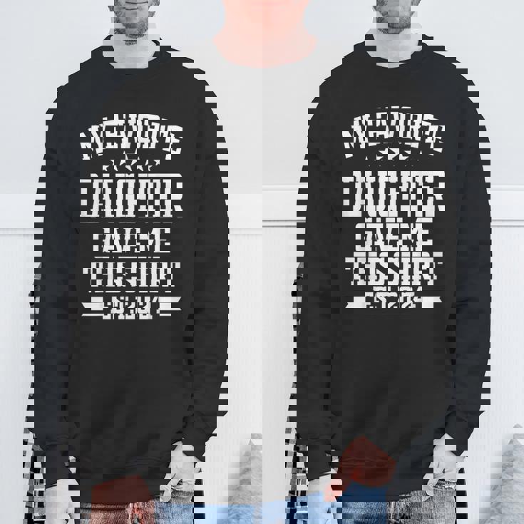 私の好きな娘が私にこのシャツをくれました。エスト2024娘 スウェットシャツ 高齢者への贈り物