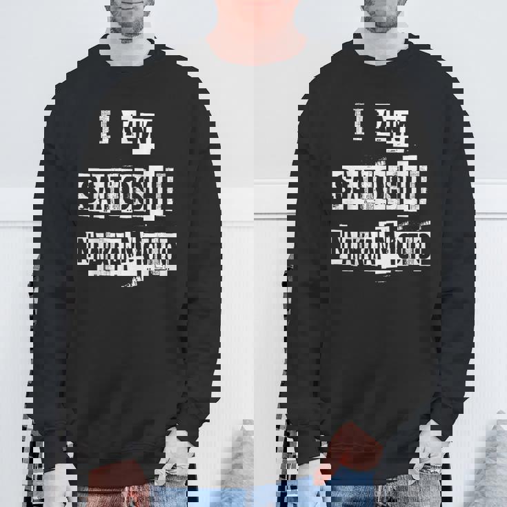 私はビットコインミームシャツの作成者サトシ・ナカモトです スウェットシャツ 高齢者への贈り物