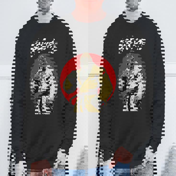 空手ゴリラ カラテカ 少年少女空手ゴリラ スウェットシャツ 高齢者への贈り物