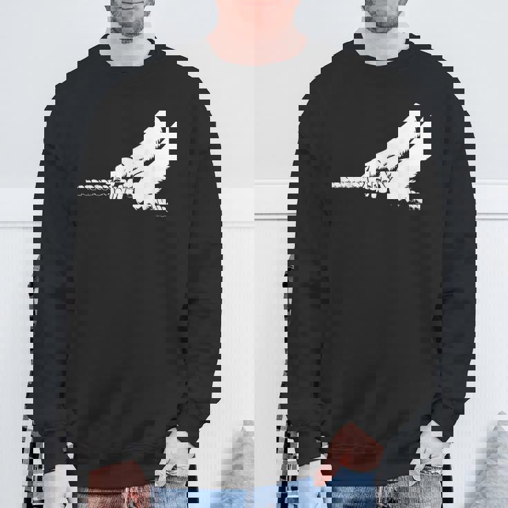 綱引きロープチームチーム。 スウェットシャツ 高齢者への贈り物