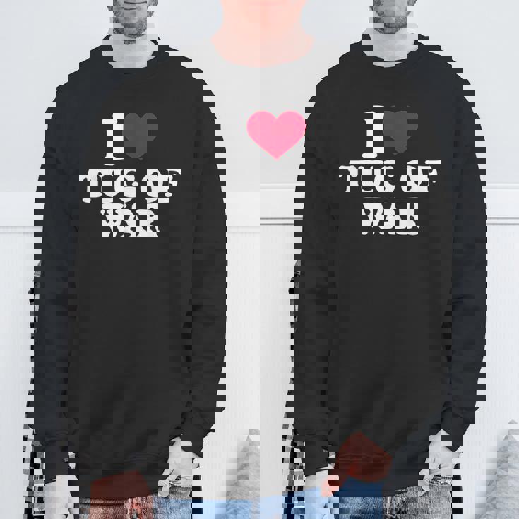 綱引き大好き スウェットシャツ 高齢者への贈り物