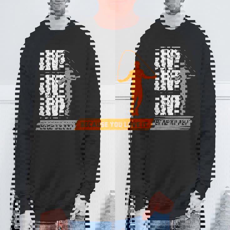 縄跳び Because You Love It 縄跳び スウェットシャツ 高齢者への贈り物