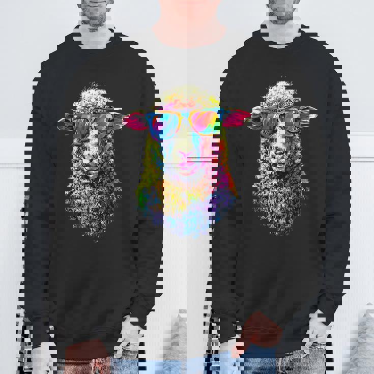 羊 子羊 小型羊 国産羊 羊飼い 甘い羊 スウェットシャツ 高齢者への贈り物