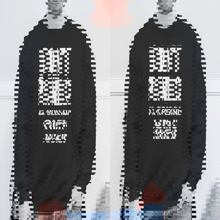 美容外科医 長袖tシャツ スウェットシャツ 高齢者への贈り物