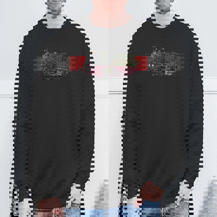 蒸気機関車 鉄道模型 プロイセン T12系 74 スウェットシャツ 高齢者への贈り物