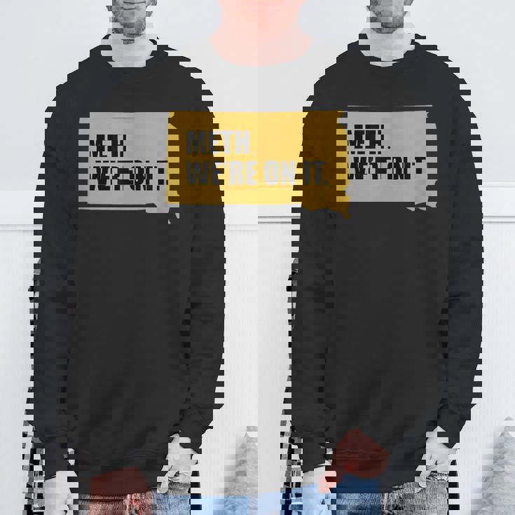 覚せい剤、やってるよ スウェットシャツ 高齢者への贈り物