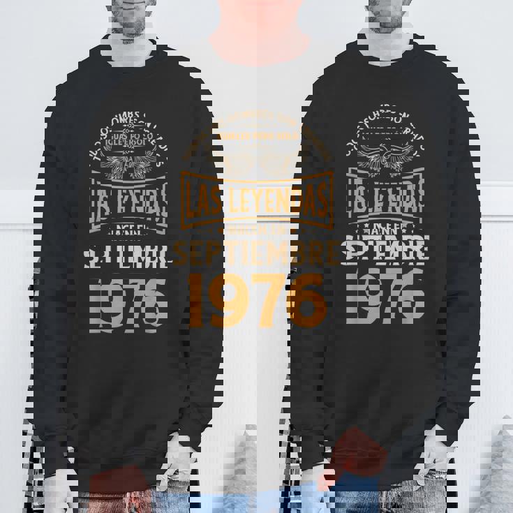 メンズ 誕生日プレゼント The Legends 1976年9月 スウェットシャツ 高齢者への贈り物