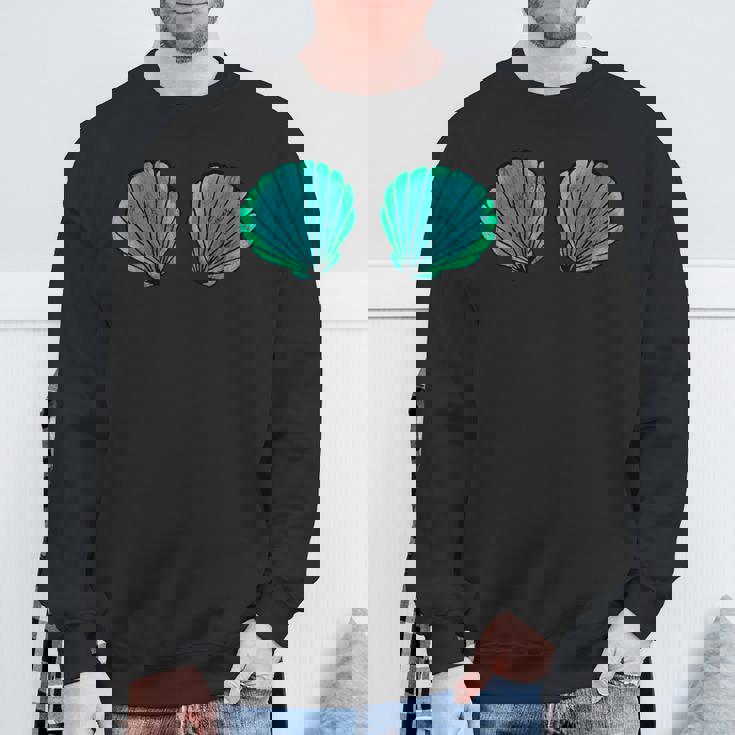 貝殻 マーメイド ブラジャー ビキニブラ 貝殻 スウェットシャツ 高齢者への贈り物