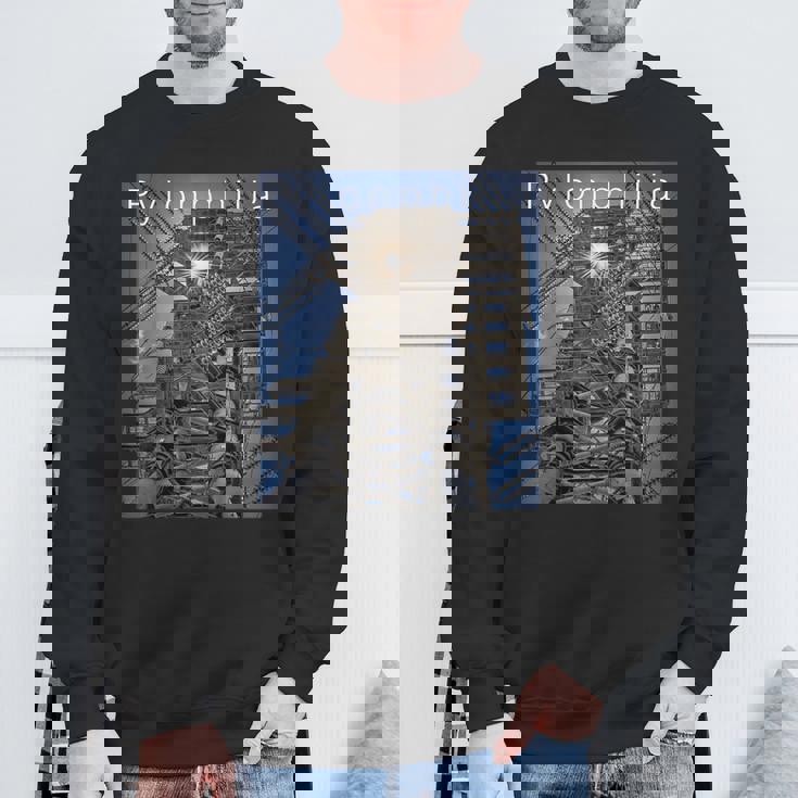 送電鉄塔 -Pylonphilia- スウェットシャツ 高齢者への贈り物