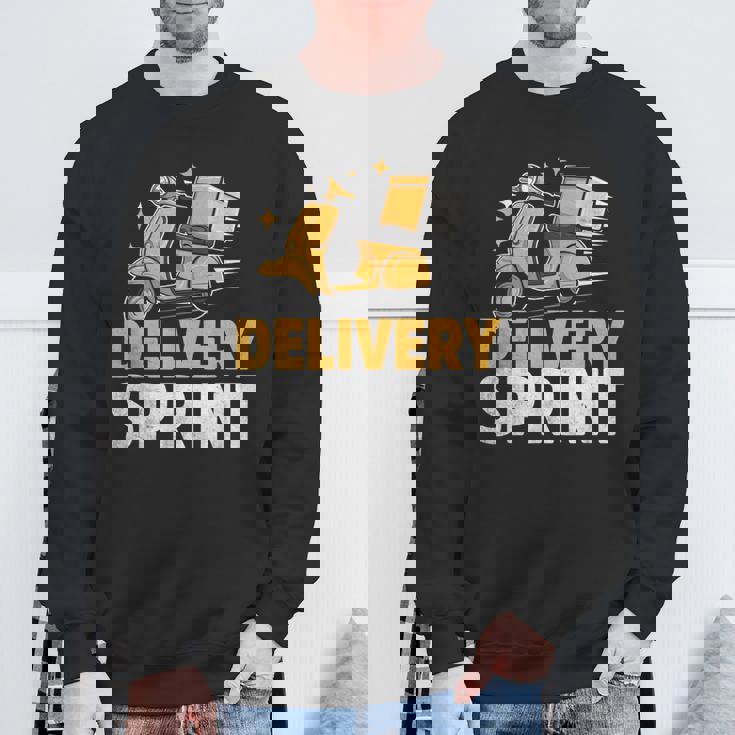 配達 スプリント 配達員 パッケージ 配達 スウェットシャツ 高齢者への贈り物