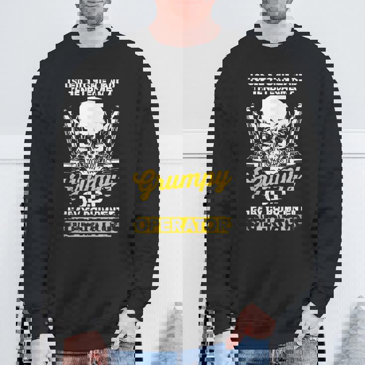 重機オペレーター 重機オペレーター スウェットシャツ 高齢者への贈り物